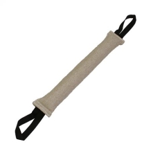 Bijtworst Jute 10 x 60cm met 2 handvat