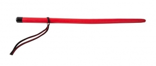 Softstock leder zwart.